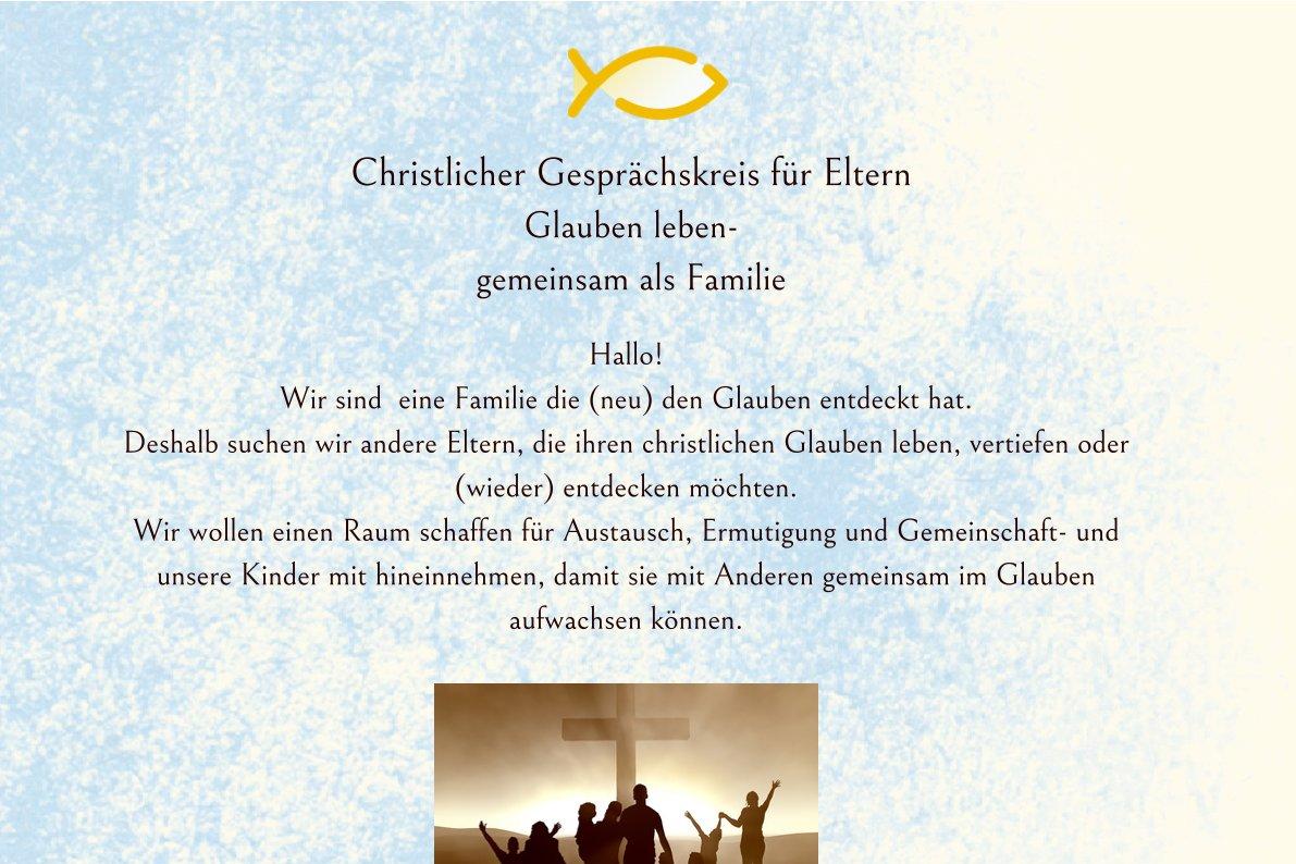 Plakat - Christlicher Gesprächskreis