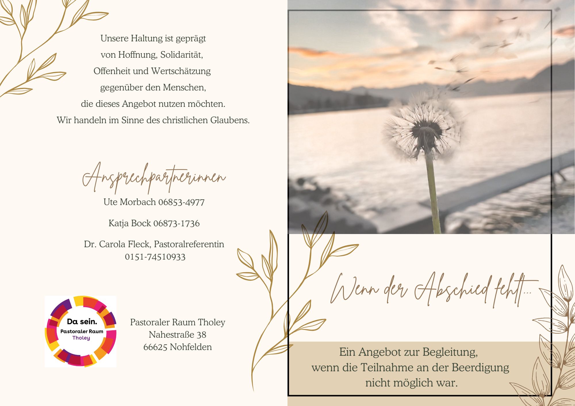 Wenn der Abschied fehlt