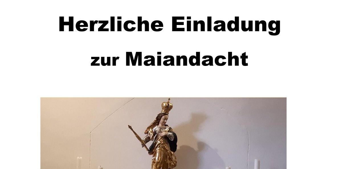 Einladung Maiandacht 2026