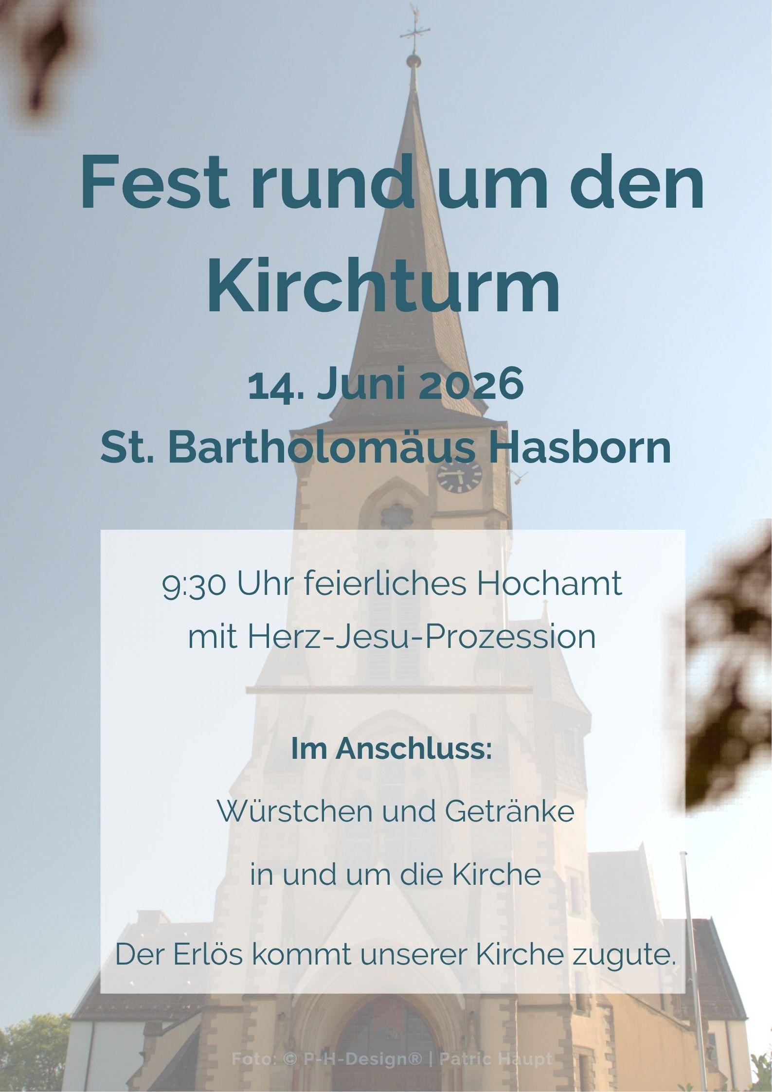Fest rund um den Kirchturm