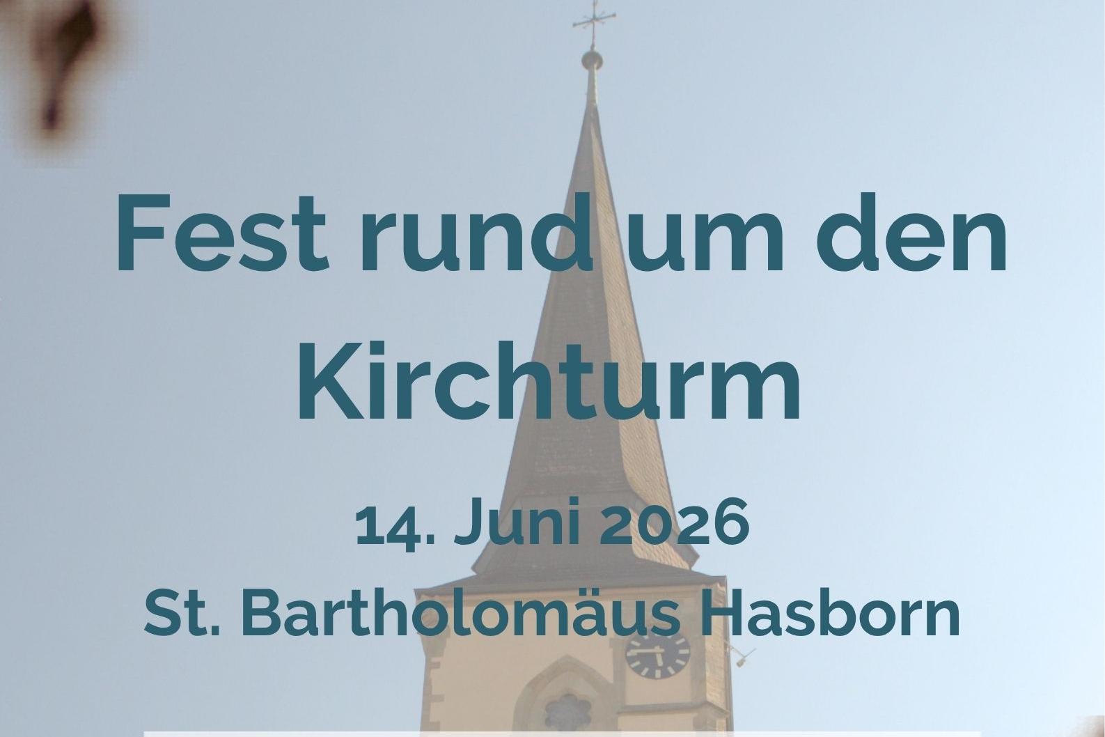 Fest rund um den Kirchturm