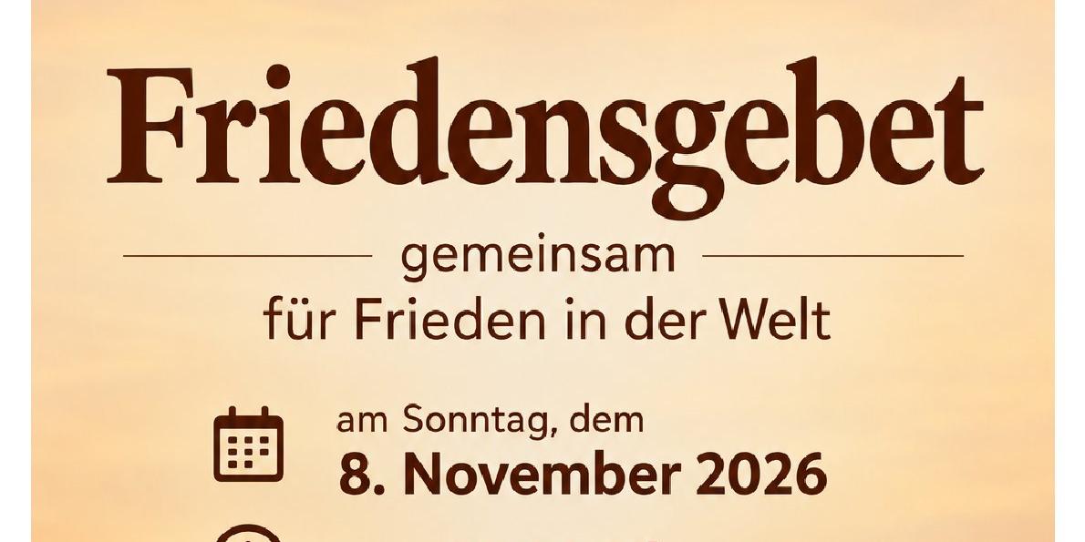 Friedensgebet